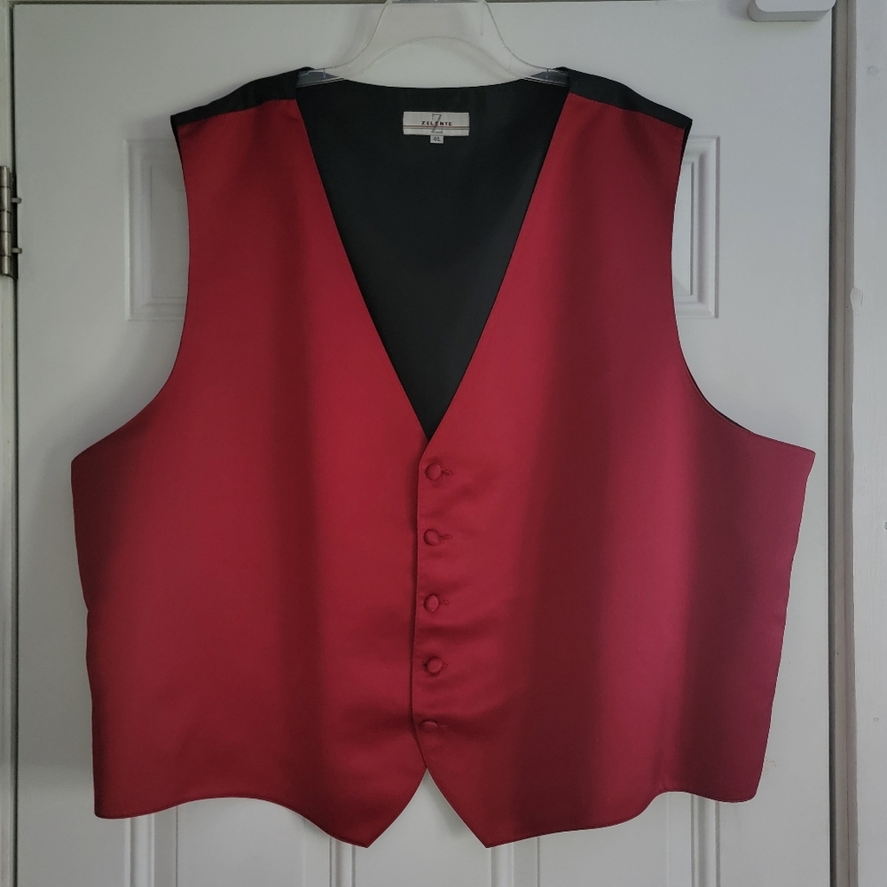 Satin Tuxedo Vest Suit Vest